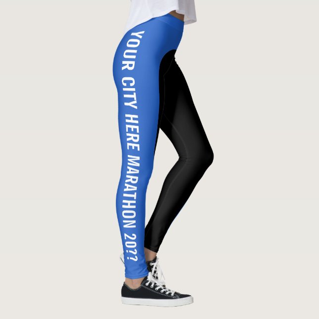 Customisable maratonspringer damasker leggings (Höger)