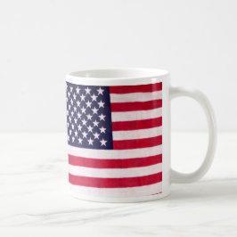 Customisable ord för stolt amerikanska flagganmugg kaffemugg