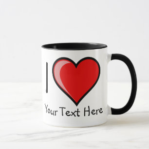 Customizabe mig hjärtamugg mugg