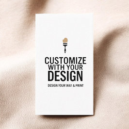 Customizable 2x3.5" Blank Company Small Visitkort