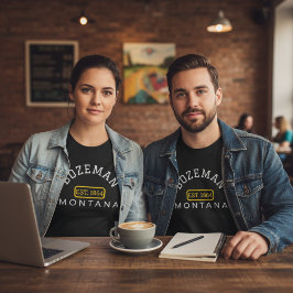 Customizable Arched City/Town/State Pride T Shirt