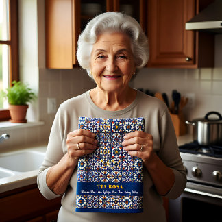 Customizable Azulejo Sass Kökshandduk