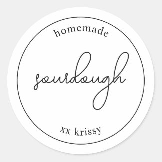 Customizable Bakery Gift Stickers Runt Klistermärke
