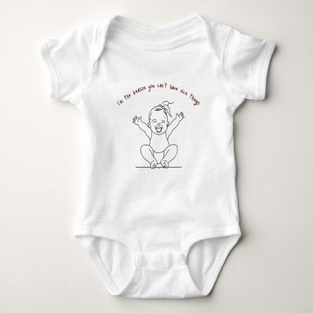customizable body babies  t shirt (Framsida)