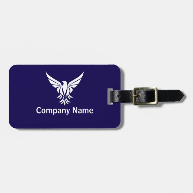 Customizable Business ID Tag Bagagebricka (Horisontell Framsida)