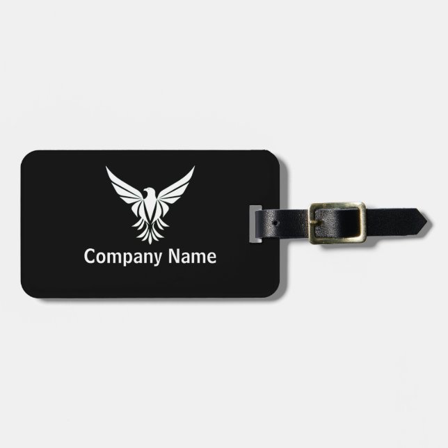 Customizable Business ID Tag Bagagebricka (Horisontell Framsida)