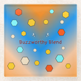 Customizable Buzzworthy Blend Glass Coasters