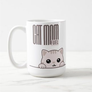 Customizable Cat Mom Fuel Kaffemugg