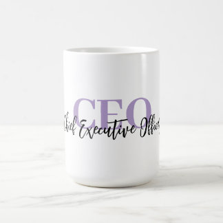 Customizable “CEO” Coffee Mug — Personalized Gift Kaffemugg