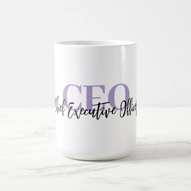 Customizable “CEO” Coffee Mug — Personalized Gift  Kaffemugg (Center)