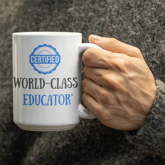 Customizable Certified Educator Kaffemugg (Skapare uppladdad)