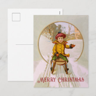 Customizable Christmas Greeting  Helg Vykort