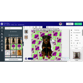 Customizable Christmas Pet Pop-out Kudde