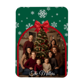 Customizable Christmas Photo Magnet – Personalized