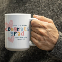 Customizable Congrats on Graduation Kaffemugg