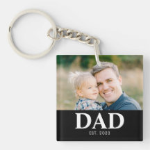 Customizable Dad Established Photo Fathers Day