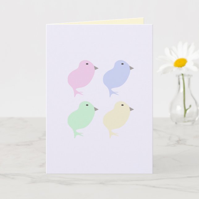 Customizable Easter card Kort (Liten växt)