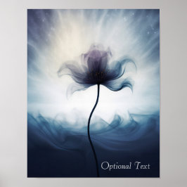 Customizable Ethereal Flower Poster