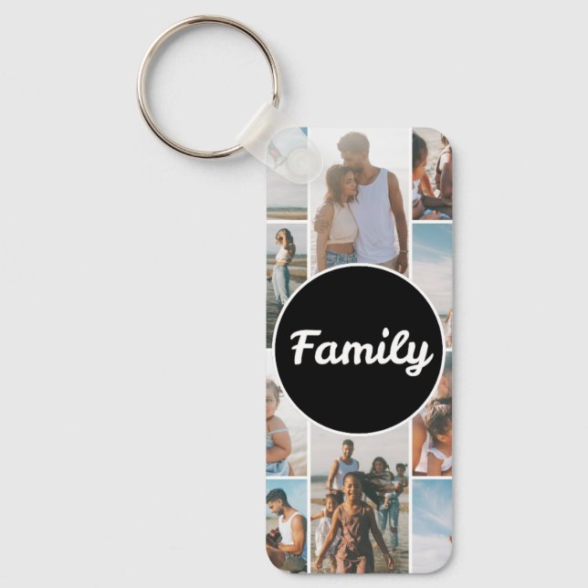 Customizable family pictures nyckelring (Framsida)