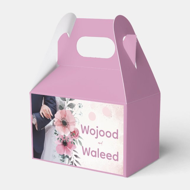 Customizable Favor Box | Editable Text Design Presentaskar (Framsidan Sidan)