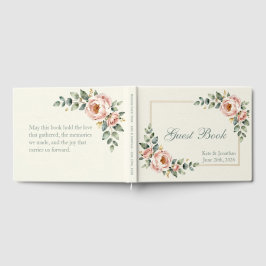 Customizable Floral Wedding Gästböcker