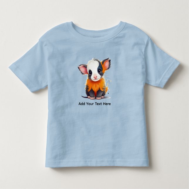 Customizable Funny Baby Cow T Shirt (Framsida)