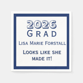 Customizable Graduation  Pappersservett