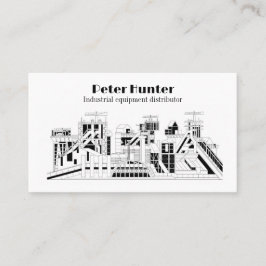 Customizable Heavy Industry Business Card Visitkort