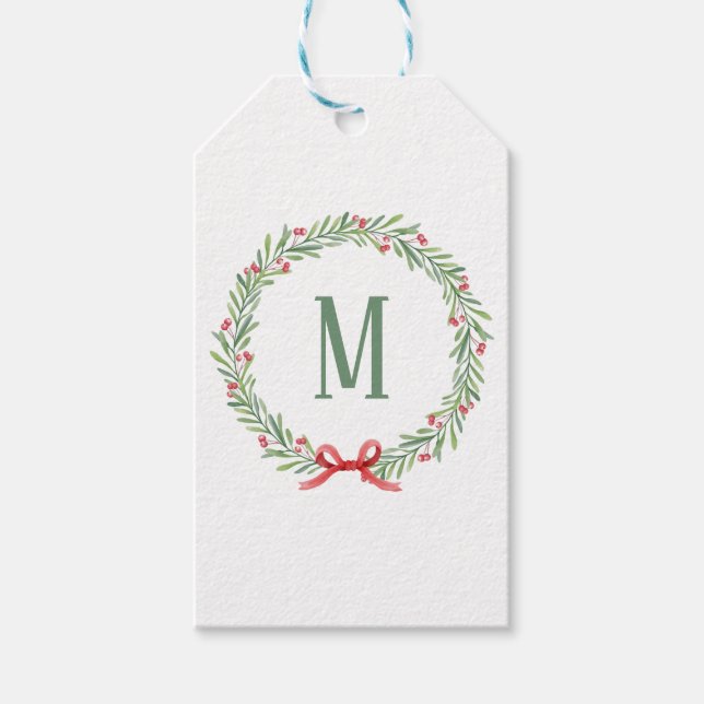 Customizable Holiday Letter and Gift Stickers  Presentetikett (Framsidan)