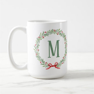 Customizable Holiday Letter Coffee Mug Kaffemugg