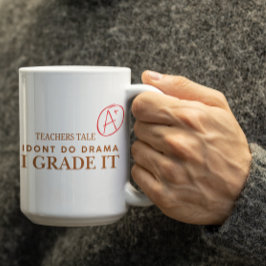 Customizable I grade it Teachers Coffee mug Kaffemugg
