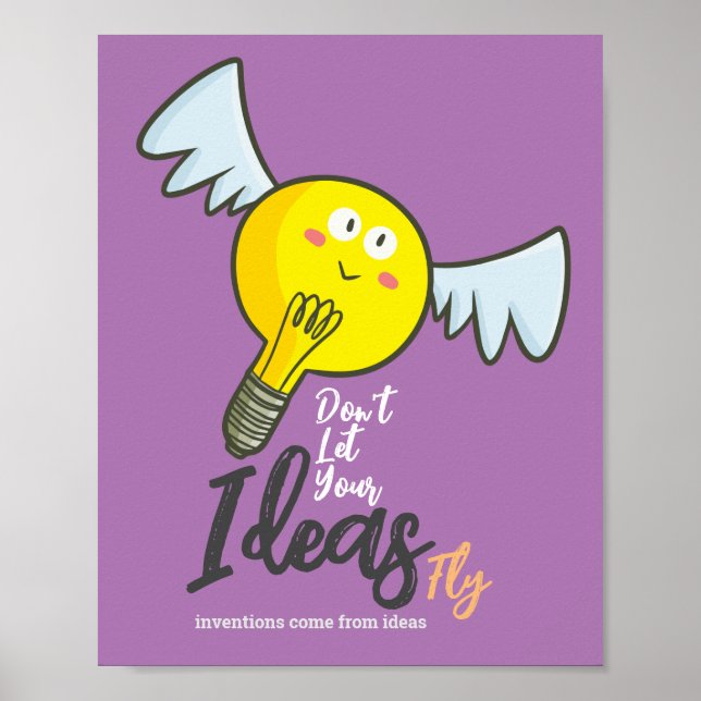 Customizable Inventions Come from Ideas Poster (Framsidan)