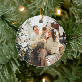 Customizable Lovely Family Christmas Ornament
