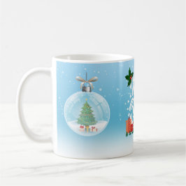 Customizable 'Make a Wish on Christmas' holiday  Kaffemugg