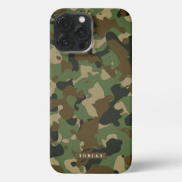 Customizable Name Camouflage Military Kaki Brown