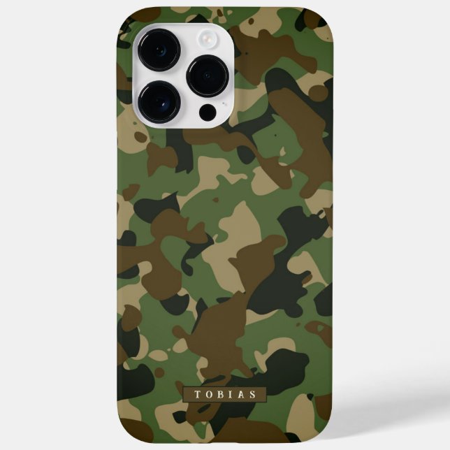 Customizable Name Camouflage Military Kaki Brown (Baksida)