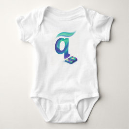 Customizable Northern Lights Letter Q Aurora Quilt T Shirt