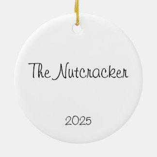 Customizable Nutcracker Fritz Keepsake Julgransprydnad Keramik