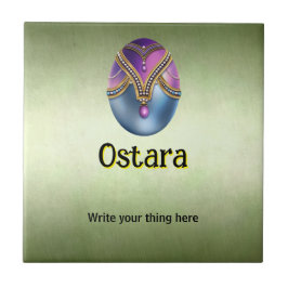 Customizable Ostara Ceramic Tile Kakelplatta