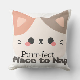 Customizable Perfect Place to Nap Cat Kudde