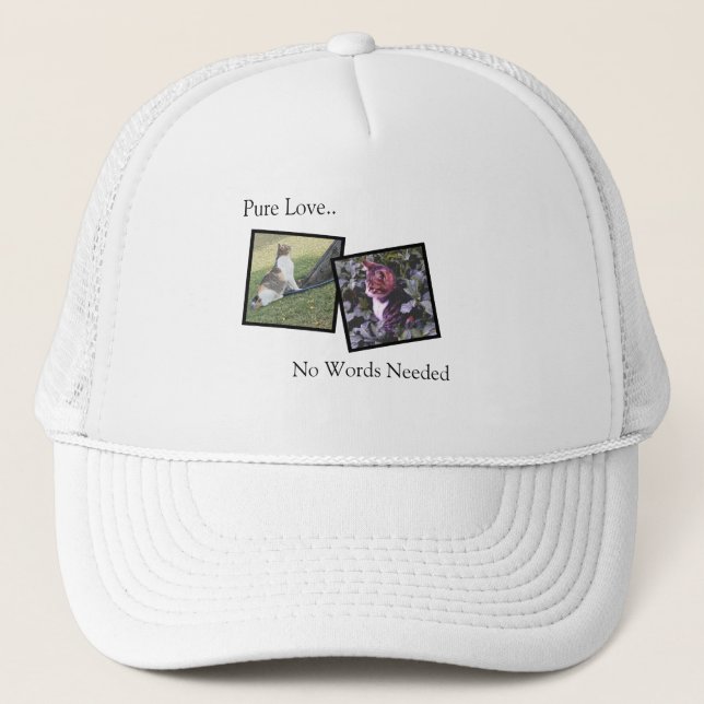 Customizable Pet Lover Photo Hat Keps (Framsida)