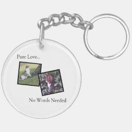 Customizable Pet Photo Keychain