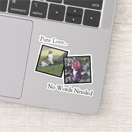 Customizable Pet Photo vinyl Sticker Klistermärken