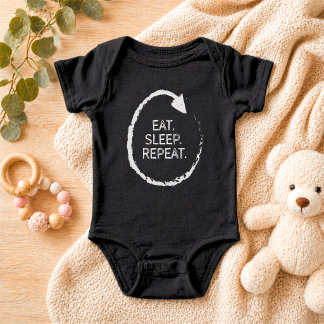 Customizable Phrase Eat. Sleep. Repeat. T Shirt