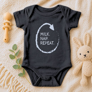 Customizable Phrase Milk. Nap. Repeat. T Shirt