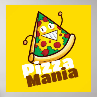Customizable Pizza Mania Poster