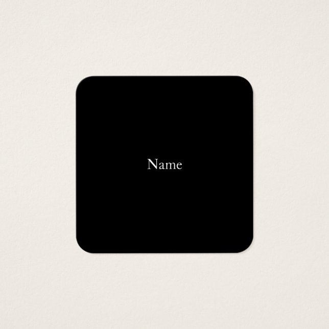 Customizable Profile Card Fyrkantigt Visitkort (Framsida)