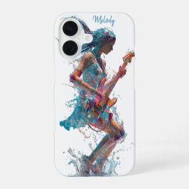 Customizable Rock’n Roll Woman – Guitar Art