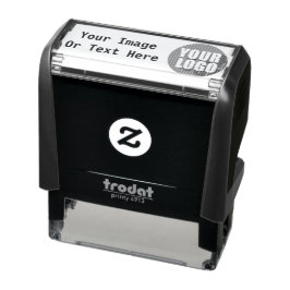Customizable Rubber Stamp Business Logo Självfärgande Stämpel