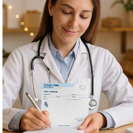 Customizable RX Pad for Doctors - Prescription Pad Anteckningsblock